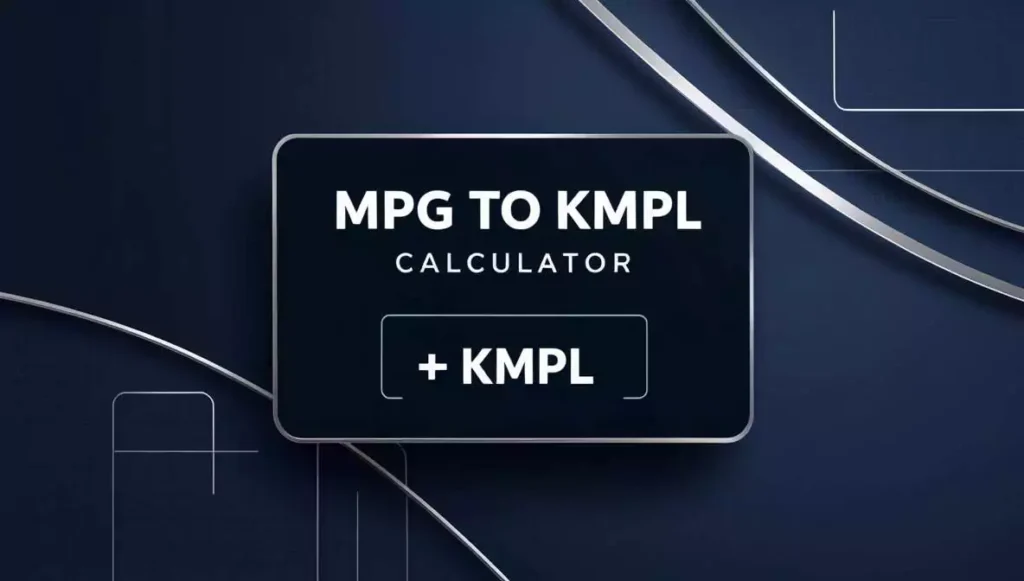 mpg to kmpl converter